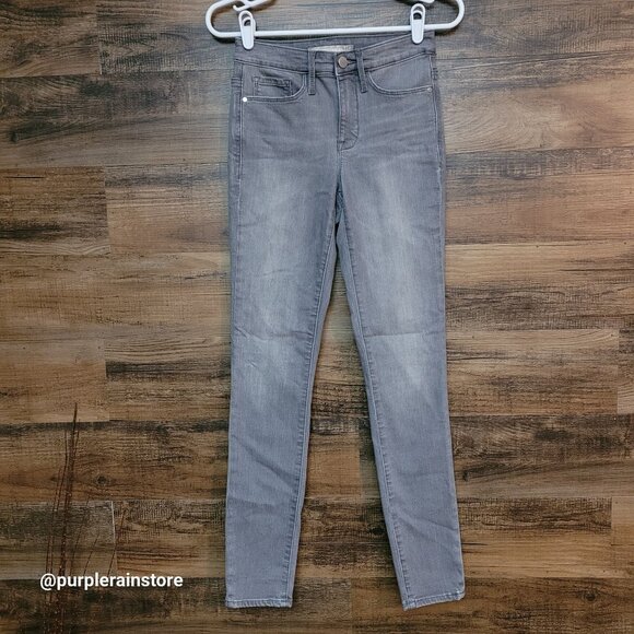 Althleta Jeans 2 Skinny Mid Rise Sculptex Slimming Tummy Control Grey Wash - Picture 1 of 13